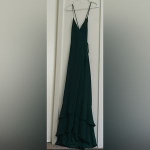 Lulu's long green dress